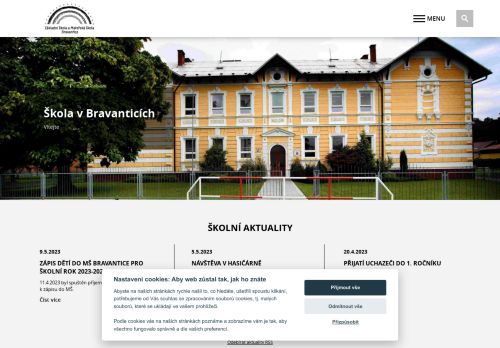Základní škola a Mateřská škola Bravantice příspěvková organizace